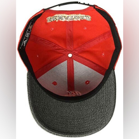 Adidas Structured Adjustable Cap, Black/Red, One Size - Picture 3 of 3